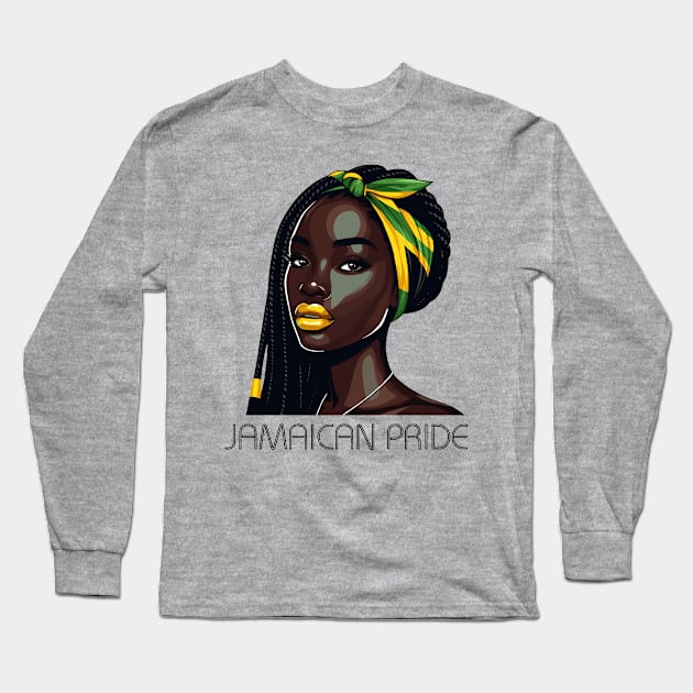 Jamaican Pride Long Sleeve T-Shirt by Graceful Designs